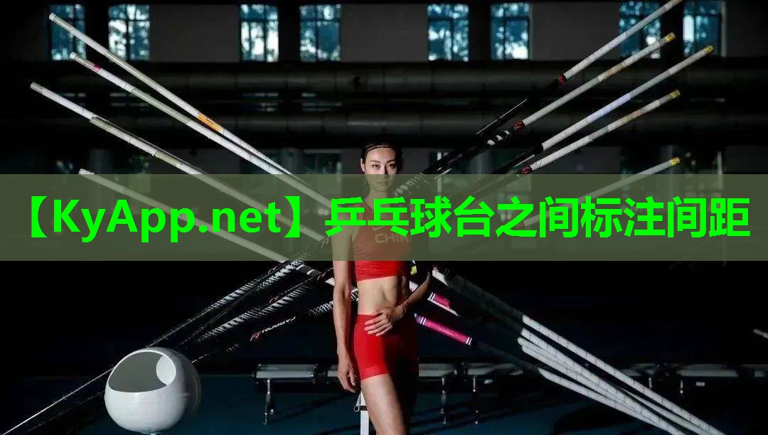 乒乓球台之间标注间距