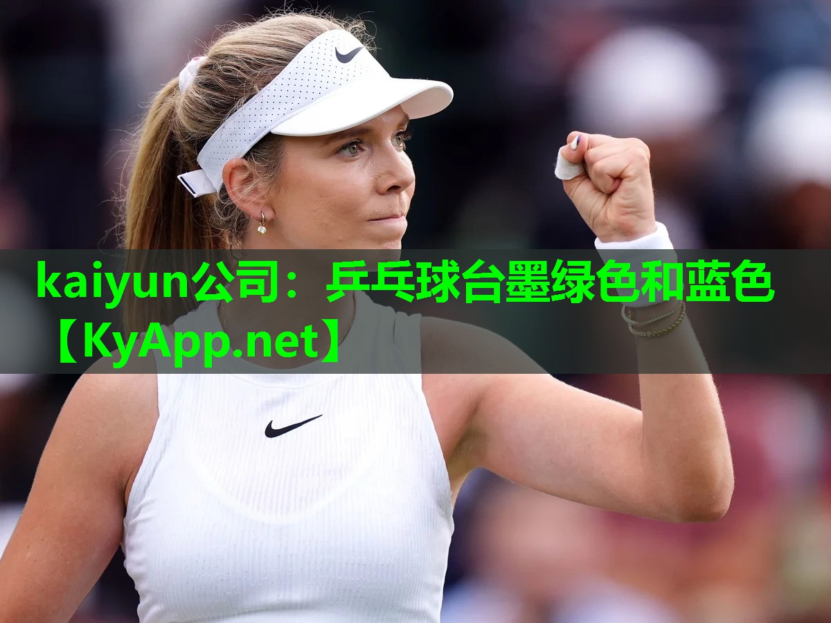 乒乓球台墨绿色和蓝色